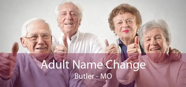 Adult Name Change Butler - MO
