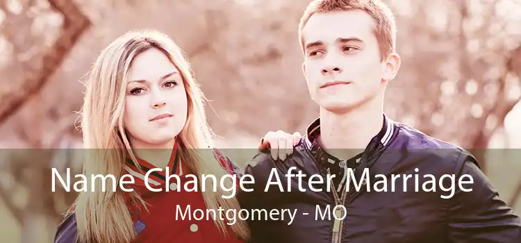 Name Change After Marriage Montgomery - MO