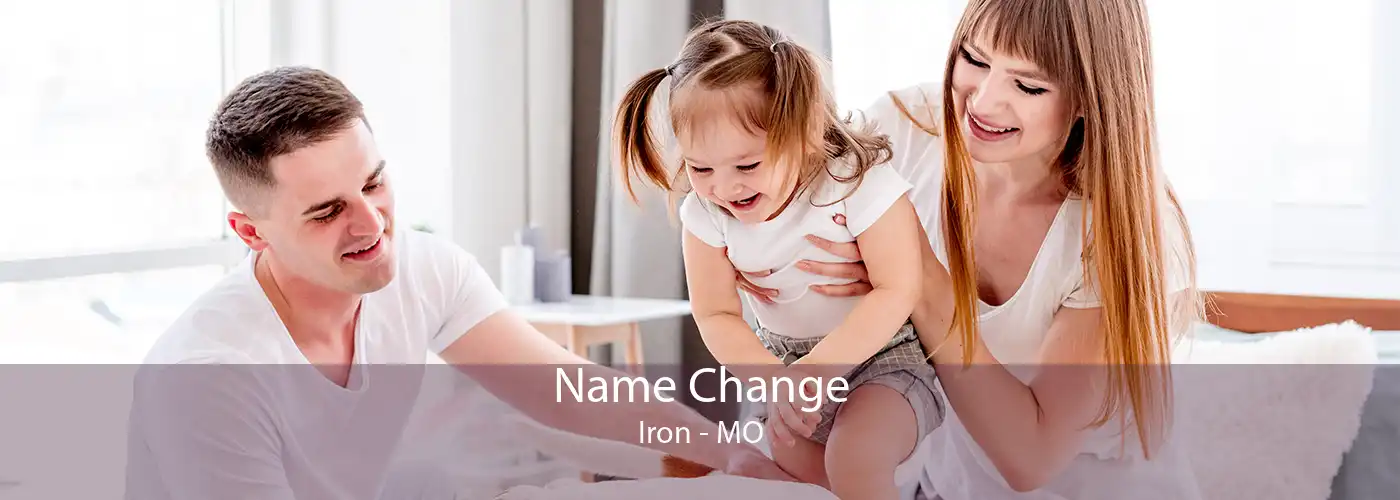 Name Change Iron - MO