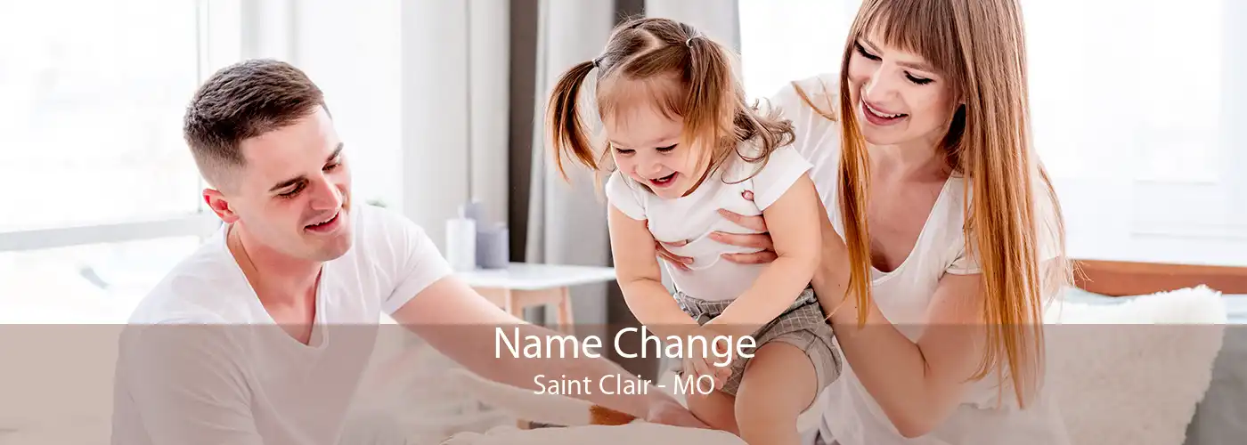 Name Change Saint Clair - MO
